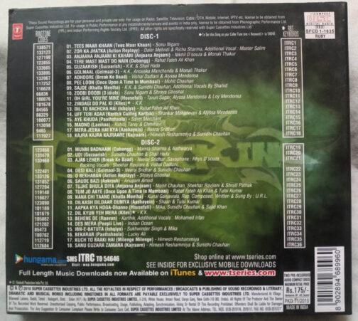 its Rocking 2010 Hindi Films Audio CD
