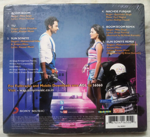 Ajab Gazabb Love Hindi Film Audio cd by Sajid Wajid