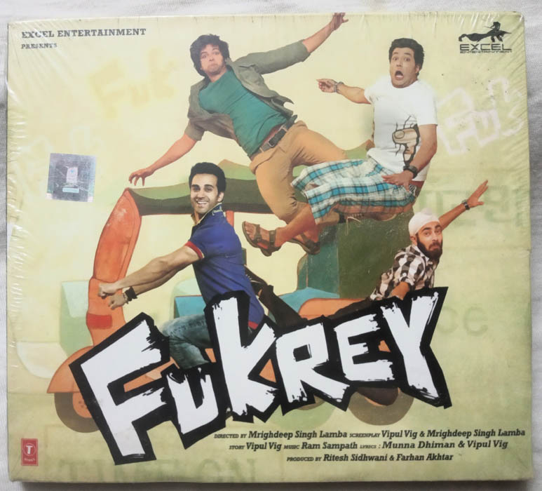 Fukrey Hindi Film Audio cd by Ram Sampath