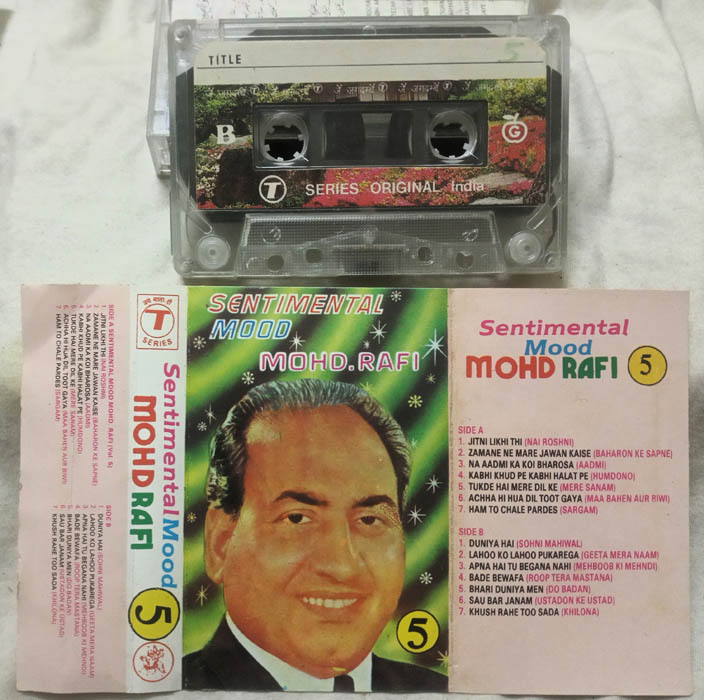 Sentimental Mood Mohd Rafi Hindi Audio Cassette