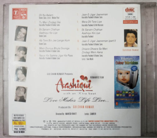 Aashiqui Hindi Film Song Audio cd