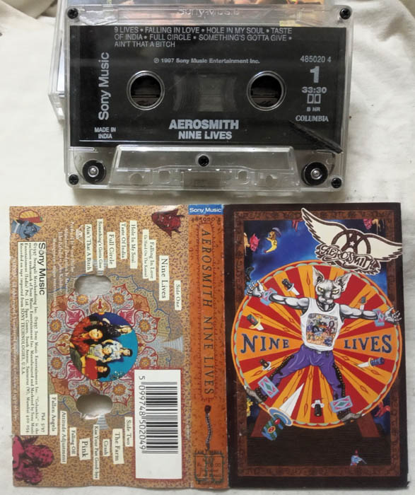 Aerosmith Nine Lives Audio Cassette