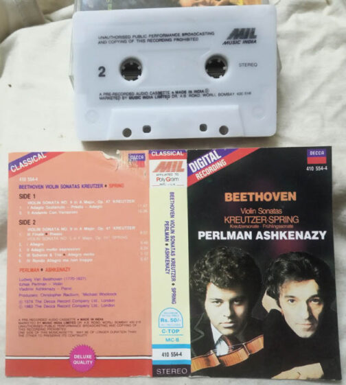 Beethoven Perlman Ashkenazy Audio Cassette