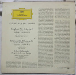 Beethoven Symphonien 1 & 2 LP Vinyl Record