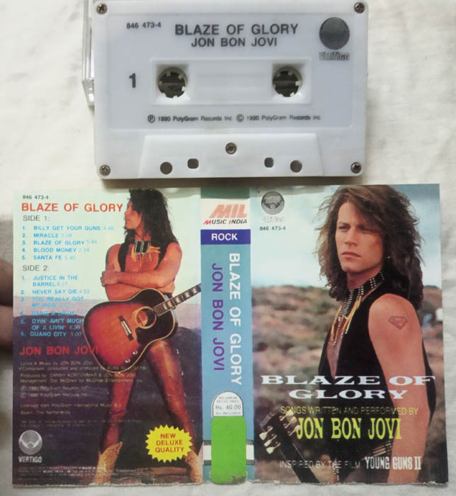 Blaze of Glory Jon Bon Jovi Audio Cassette