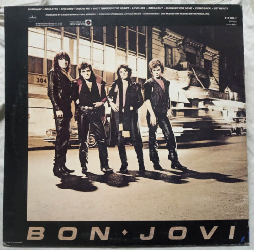 Bon Jovi LP Vinyl Record