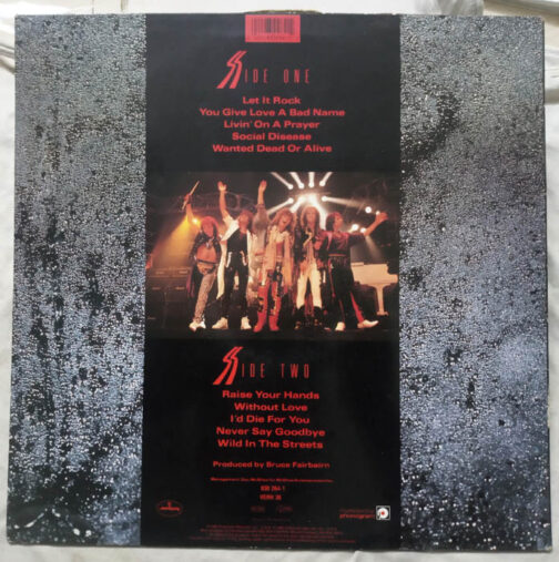Bon Jovi Slippery When Wet Album LP Vinyl Record