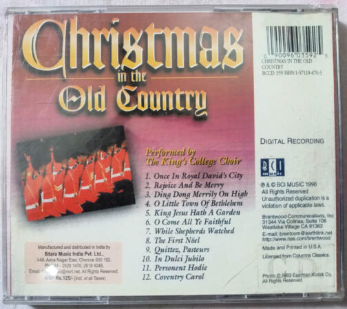 Christmas in the old country Audio cd