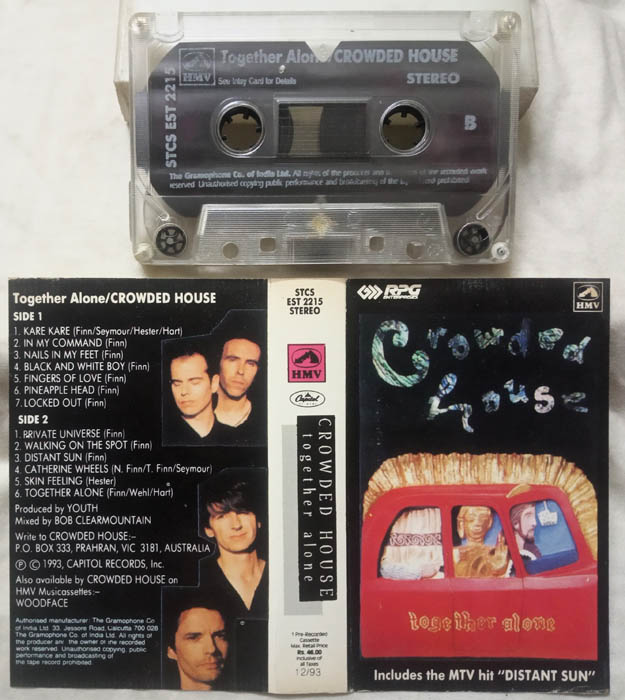 Crowded House together Alone Audio Cassette