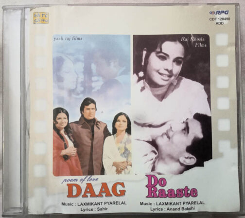 Daag - Do Raaste Hindi Film Songs Audio cd By Laxmikant Pyarelal