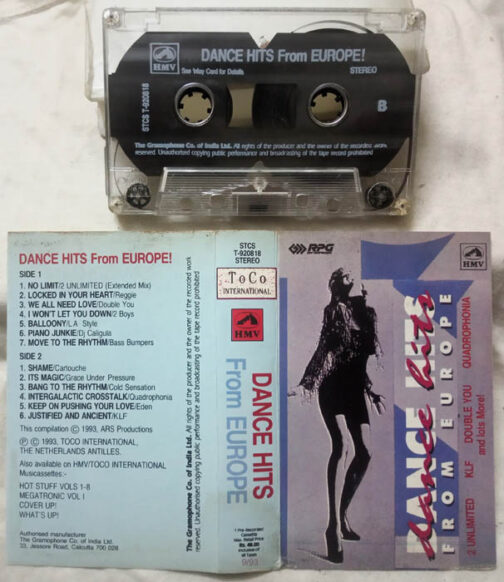 Dance Hits From Europe Audio Cassette