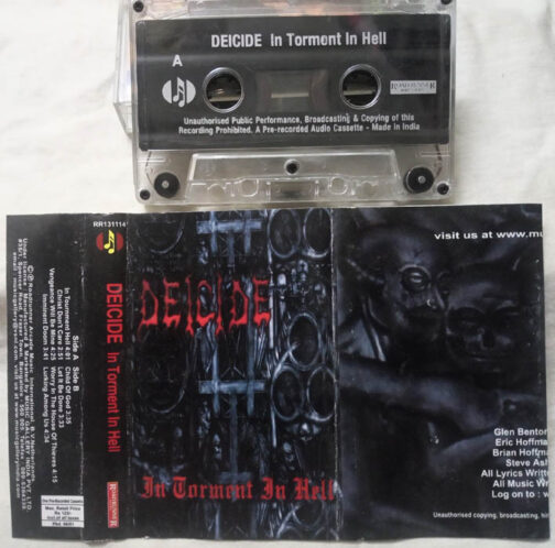 Deicide In Torment in hell Album Audio Cassette
