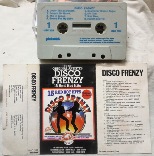 Disco Frenzy 15 red hot Hits Audio Cassette