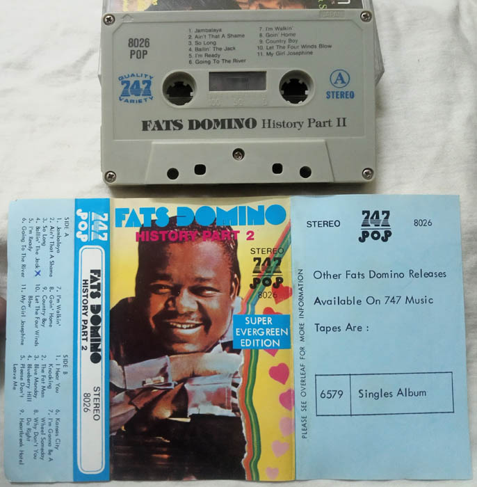 Fats Domino History Part 2 Album Audio Cassette