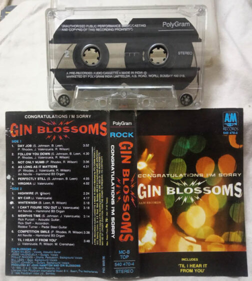 Gin Blossoms Congratulaltion im Sorry Audio Cassette