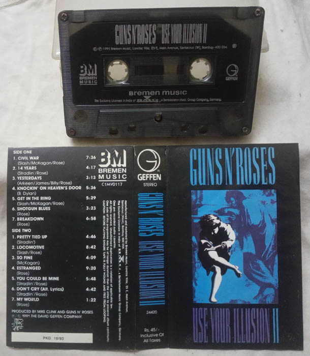 Guns Roses Use Youe 2 Audio Cassette