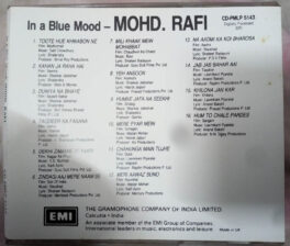 In a Blue Mood MOHD. Rafi Audio cd