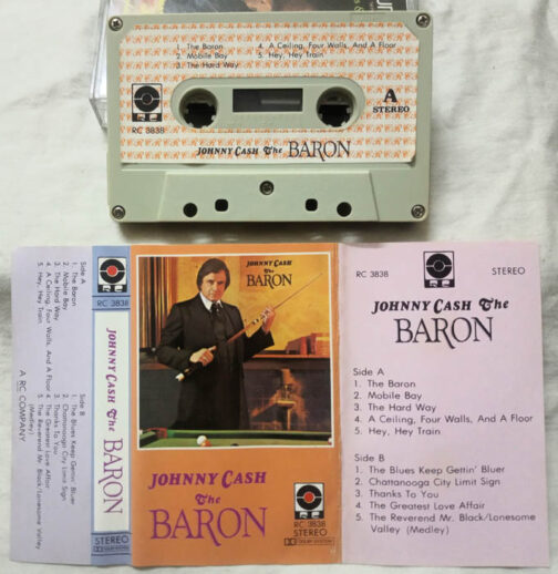 Johnny Cash The Baron Album Audio Cassette