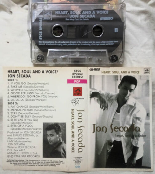 Jon Secada Heart Soul and Voice Audio Cassette