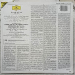 Joseph Haydn Symphonnie Es Hob Hob 1103 – Symphonnie D dur hob 1.104 LP Vinyl Record