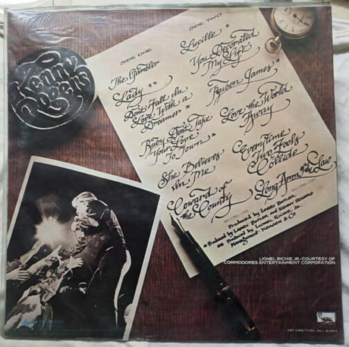 Kenny Rogers Greatest Hits LP Vinyl Record