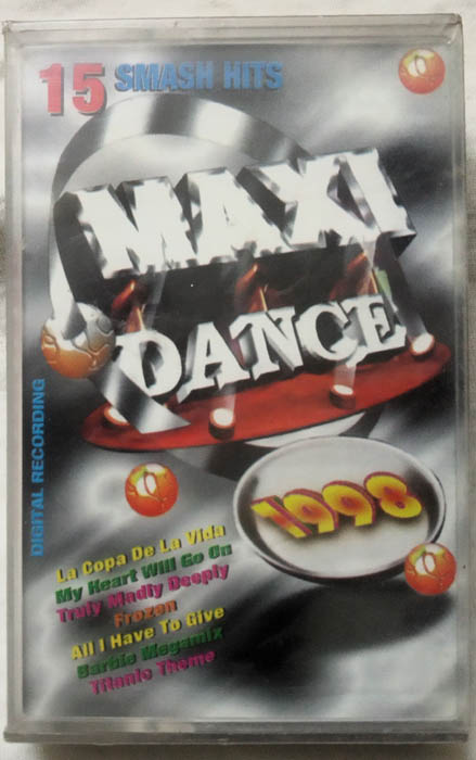 Maxi dance 1998 15 smash hits Audio Cassette