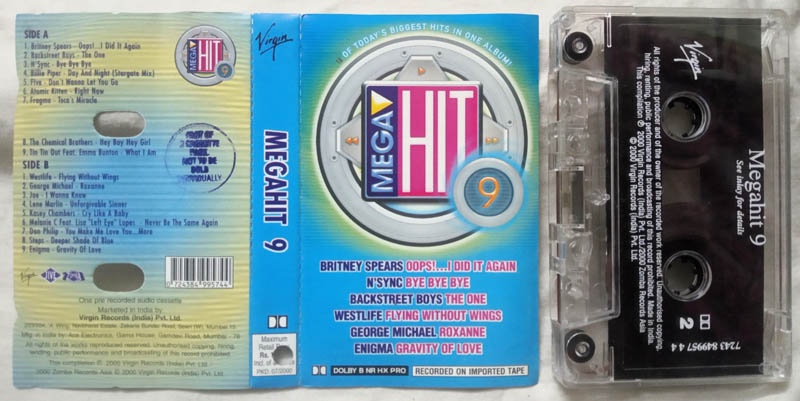 Mega Hits 9 Album Audio Cassette