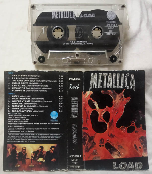 Metallica Load Audio Cassette