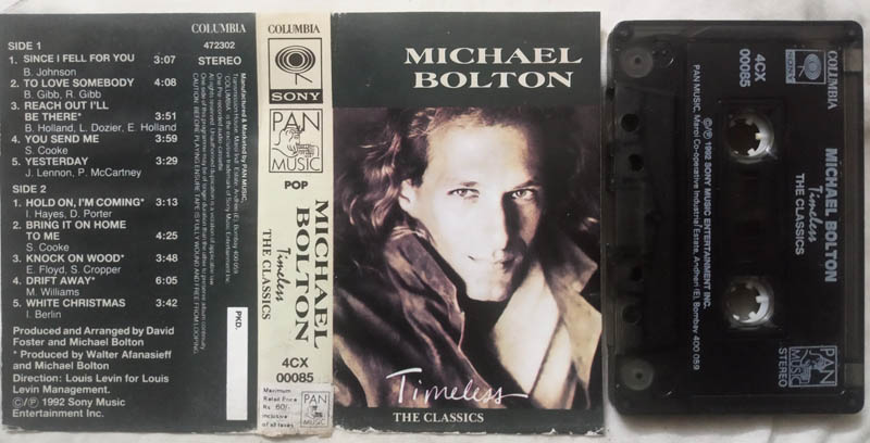 Micheal Bolton Timeless Audio Cassette