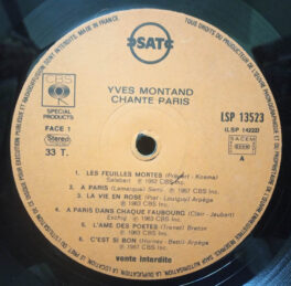 Michel Legrand Joue Paris LP Vinyl Record