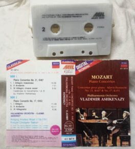Mozart Piano Concertos No 21 K467 – 17 k 453 Vladimir Ashkenazy Audio Cassette