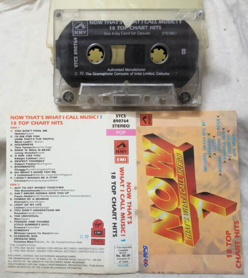 Now thats what i call music 18 top chart hits Audio Cassette