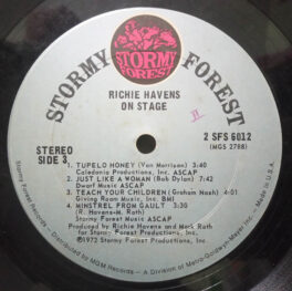 Richie Havens on Stage LP Vinyl Record