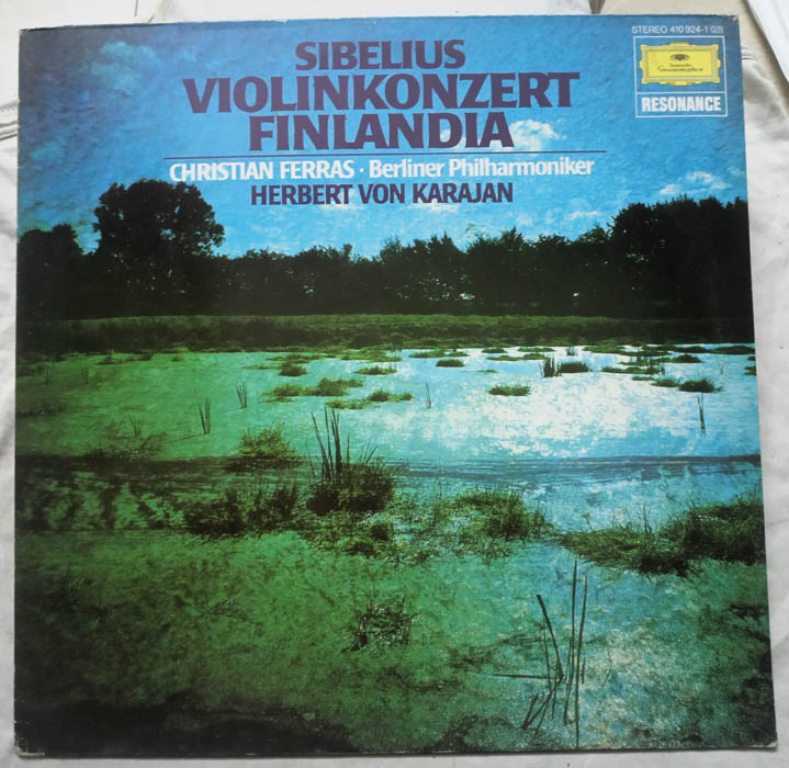 Sibelius Violinkonzert Finlandia LP Vinyl Record