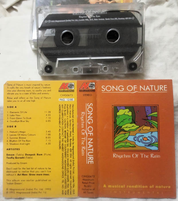Songof nature Ryythm of the rain Audio Cassette