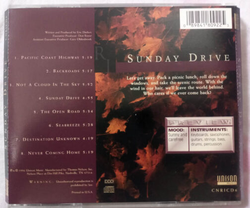 Sunday Drive Romantic interludes vol 6 Audio cd