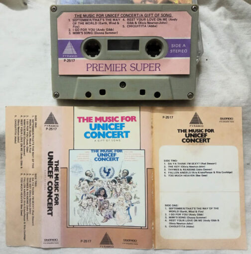 The Music for Unicef Concert Album Audio Cassette