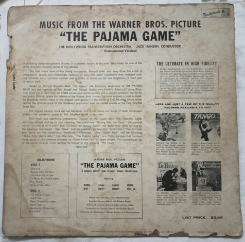 The Pajama Game Vinyl Record