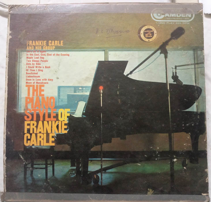 The Piano Style of Frankie Carle LP Vinyl Record