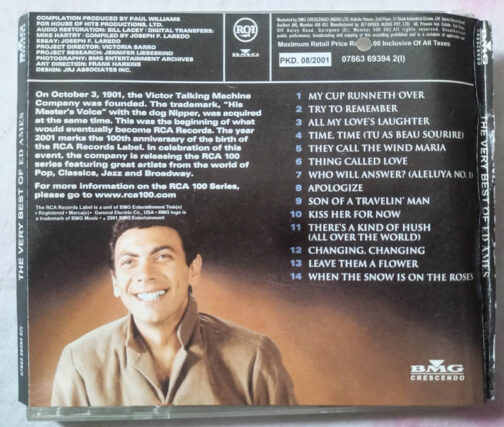 The Very Best of Ed Ames Audio cd