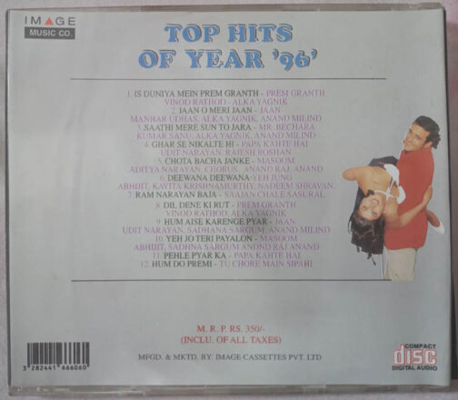 Top Hits of Year 96 Audio cd