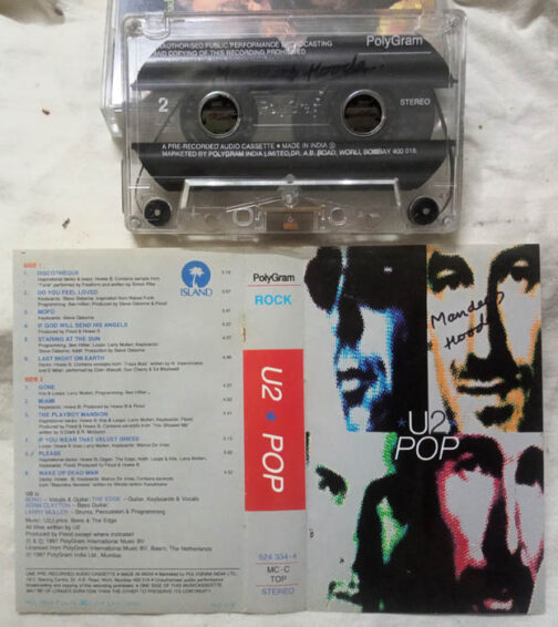 U2 POP Rock Audio Cassette