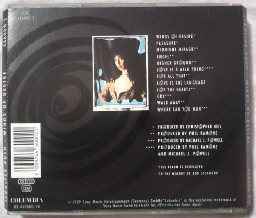 Wings of Desire Jennifer Rush Album Audio cd