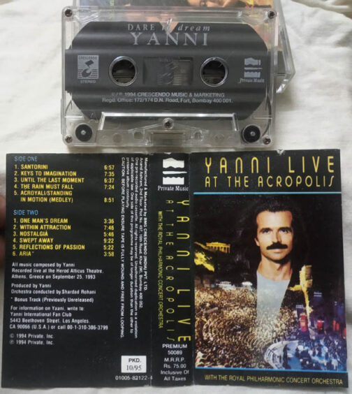 Yanni At The Acropolis Audio Cassette