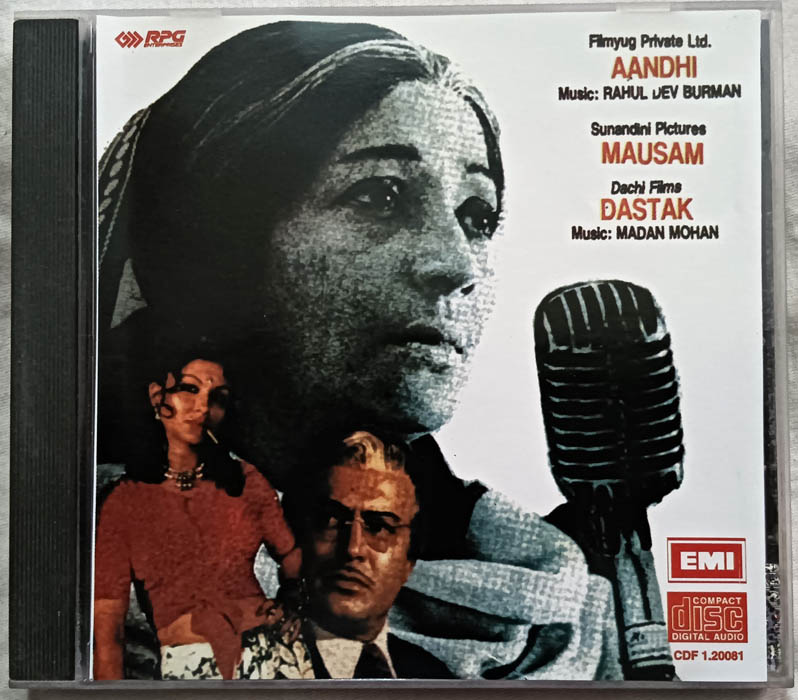 Aandhi - Mausam - Dastak Hindi Film Songs Audio CD (2)