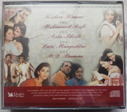 Bollywoods Golden Voices Hindi Audio cd 5 cds pack