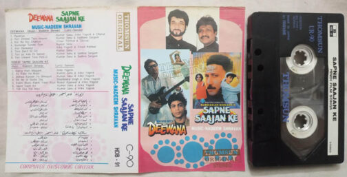 Deewana - Sapne Saajan Ke Hindi Film Songs Audio Cassette