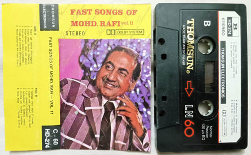 Fast Song of Mohd Rafi Vol 2 Hindi Film Songs Audio Cassette
