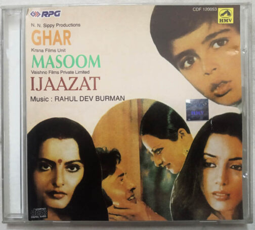 Ghar - Masoom - Ijaazat Hindi Film Songs Audio CD By R.D (2)