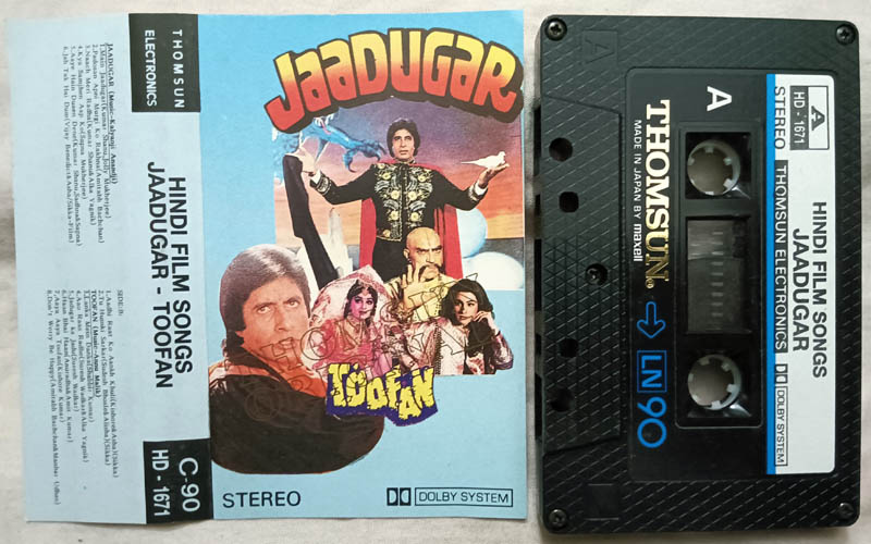 Jaadugar - Toofan Hindi Film Songs Audio Cassette